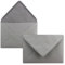 100 Brief-Umschläge - Graphit/Dunkel-Grau - DIN C6-114 x 162 mm - Kuverts mit Nassklebung ohne Fenster für Gruß-Karten & Einladungen - FarbenFroh by GUSTAV NEUSER