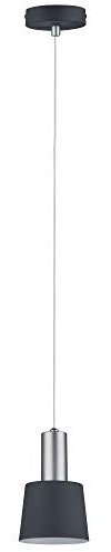 Paulmann Neordic Haldar Pendelleuchte 79691 max.20W E14 230V Dunkelgrau/Chrom ma