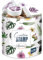Aladine - 29 Dschungel-Stempel mit schwarzer Tinte – zum Personalisieren von Karten, Einladungen – Scrapbooking, Bullet Journal, exotische Blätter, Blumen Natur – Creative Stamp – 03744