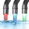 3 colores Gradiente sensible a la temperatura Luz LED Luz Cocina Baño Grifo Agua Ducha Cabeza Los niños se lavan las manos más LED Grifo Aireador Reemplazo para cocina, baño(1pcs,3Cambio)