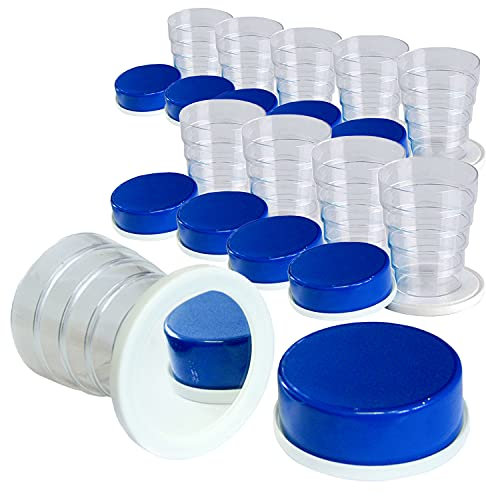 10x Klappbecher DDR mit Spiegel - DDR Produkte - für Ostalgiker - Ossi Produkte