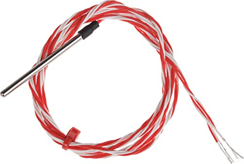 RS PRO Pt100 Widerstandsthermometer Edelstahl Ø 3 mm 4 x 50 mm Class B, -50 °C → 200 °C, 1 m Leitung