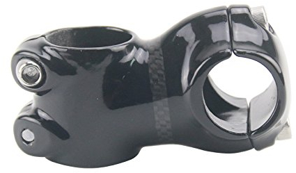 Alfa Pasca 25,4 mm Rennrad-Vorbau aus Kohlefaser und Aluminiumlegierung, schwarz, 80 mm