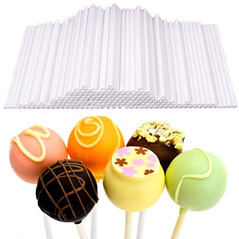 200 palillos de plástico para piruletas, palillos para manualidades con seguridad para hacer piruletas divertidas