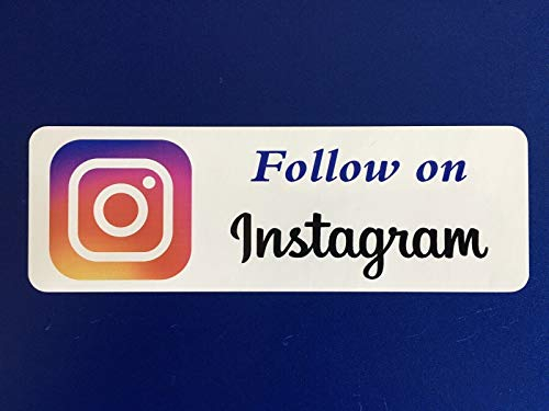 Adesivo da appendere per auto, furgone, bagagliaio e portiera di Instagram, 1 pezzo