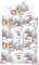 fleuresse Feinbiber Bettwäsche Aspen Hirsche Silbergrau 1 Bettbezug 135 x 200 cm + 1 Kissenbezug 80 x 80 cm