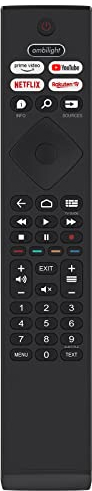 VINABTY BRC0984501/01 Replacement Remote Control Compatible with Philips 4K Ultra HD LED TV 75PUS7906/12 32PFS6906/12 32PFS6906/05 70PUS7956/12 65PUS7906/12 65OLED706/12 55PUS8106/12 65PUS7556/12