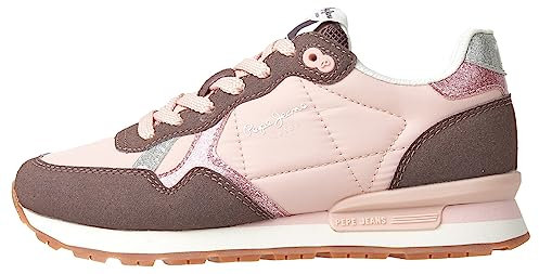 Pepe Jeans BRIT Day G Sneaker, Pink (Washed Pink), 39 EU
