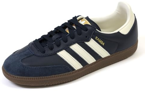 adidas Originals Herren Adidas Samba Og Night Navy/Cream White/Gum Sneaker, Marineblau, 41.5 EU