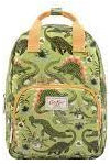 Cath Kidston Medium Rucksack Krokodil Sumpf aus grünem Wachstuch, grün, M