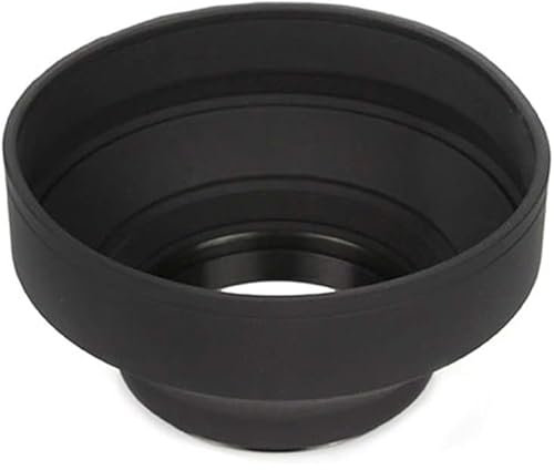 PARALUCE IN GOMMA 3 in 1 ripiegabile in gomma a 3 fasi per obiettivo 72 mm COMPATIBILE CON CANON COMPATIBILE CON NIKON