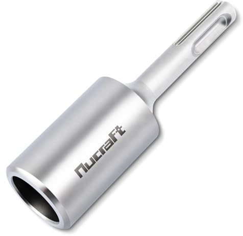 Nucraft Bouterolle d'enfoncement SDS-PLUS, Pilote de tige de terre professionnel 100 x 28 mm, Ø20,5mm