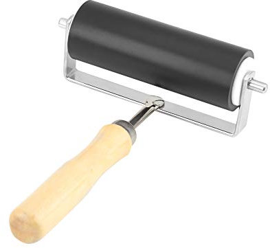 Farbroller, Multifunktions-Farbroller-Set, Robuste Hartgummi-Brayer-Rolle, Druckpinsel, Tinte, Kunsthandwerk, Ölgemälde-Werkzeug