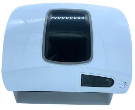 DSTOCK60 - Elektronischer Papiertuchspender mit Batterie, Auto-Cut – EDIS – 8000 B – Schrauben im Lieferumfang enthalten – einfaches Öffnen mit Schlüssel
