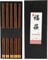 Juego de palillos de madera, 5 pares de palillos reutilizables de estilo chino grabados con el personaje de la suerte, juego de regalo personalizado, palillos para sushi, ramen, platos asiáticos
