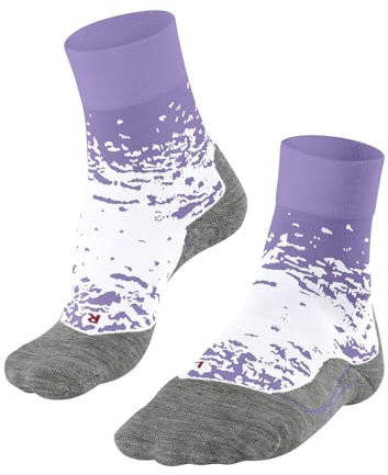 FALKE Damen Laufsocken RU4 Endurance W So Baumwolle Funktionsmaterial antiblasen 1 Paar, Weiß White 2004 Trend, 37-38