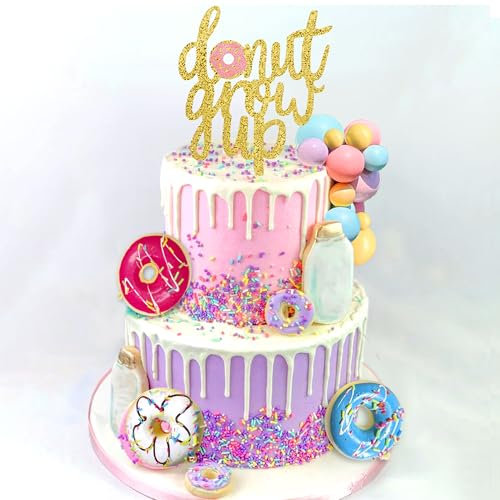 Roaring Good Time Donut Tortenaufleger BabySprinkle Dekorationen Macaron Kugeln Donut Mini Donut Cupcake Topper für Geburtstag BabyShower Party Supplies