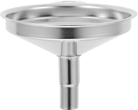 Healifty Mini Stainless Steel Funnel for Water Spilling Prevention Wide Funnel for Cooking Oil and Wine Strainer