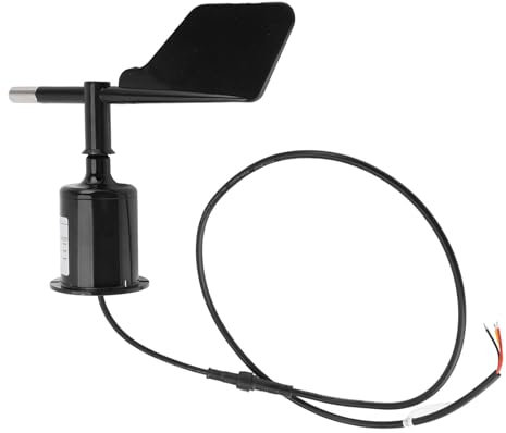 Enforose Windrichtungssensor, Anemometer für den Außenbereich, 360 Grad, DC9–30 V, 4–20 mA, ABS, Sensor-Windrichtungsmesser für die meteorologische Umweltüberwachung