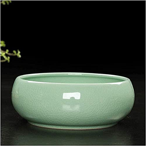 Keramik-Blumentopf für Innen- und Außenbereich, Gartenarbeit, kreative Sukkulenten und Kräuter, Pflanztopf Ofen, Eis-Design, ideal für Pflanzen