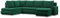 Mebligo - Ecksofa mit Schlaffunktion und 3 Bettkasten FORESTA 300x89x200 (BxHxT) Dunkelblau - Ottomane Links Eckcouch, Couch U Form, Sofa Wohnzimmer, Sofas & Couches, Eckschlafsofa