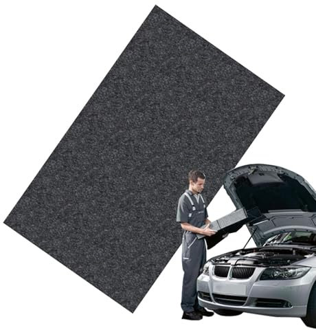 Tapis de sol de garage pour dessous de voiture – Tapis de garage en feutre imperméable | Tapis de sol réutilisable antidérapant lavable pour l'extérieur et la salle de sport