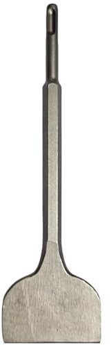 Terryshop74 Scalpello Largo 75 mm SDS-Plus | Scalpello per Piastrelle, Colla, Intonaco e Pavimenti | Acciaio Rinforzato 250 mm per Martelli Tassellatori e Perforatori