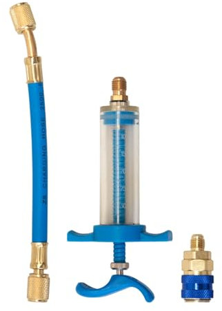 Tube de remplissage d'huile de climatisation, outil d'injections de climatisation, injecteur d'huile, outil d'injection, huile de compresseur