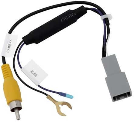 ECSiNG 8-Pin Reverse Camera Video Output Adapter Cable Compatible with Honda BRV 2014–2018
