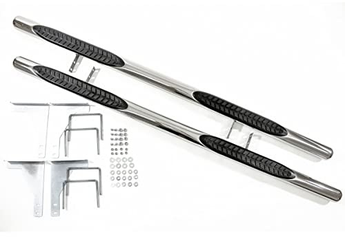J&J AUTOMOTIVE | Tubes Marche-Pieds Latéraux Marche Pieds Compatible avec Sorento 2002-2008, 2 pièces (Droite et Gauche), pièces d'installation et de Fixation