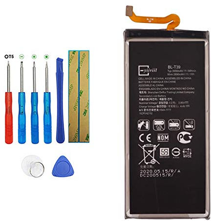 E-YIIVIIL BL-T39 Ersatz Akku Kompatibel Für LG G7 LG G7 ThinQ G710 LG K30 (2019) LM-X320EMW with Toolkit