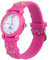Zerodis Orologio da polso per bambini, simpatico motivo squisito per bambini, orologio da polso impermeabile in silicone per bambini, bambini e ragazze, 3-12 anni (rosa rossa)
