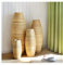 Ykun Vase en Rotin Naturel de Sol et de Salon - Décoration de Fenêtre - 40 cm de Haut