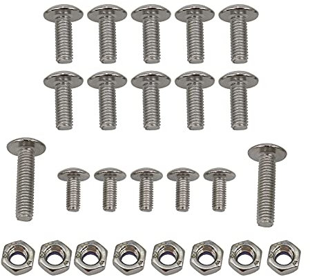 Carbpro 25 pièces pour Yamaha Banshee Boulons Vis Écrou Kit de montage en plastique