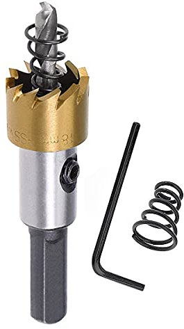 SagaSave 18mm HSS Bimetall Lochsäge, Lochfräse Schnellarbeitsstahl HSS Bimetall,Profi-Aufsatz für Metall Eisen Aluminium Holz Trockenbau Rohr Kunststoff