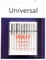 ZickZackNaehmaschine Universal Nadeln Sortiment 130/705 H, Stärken 2x70/6x80/2x90 (10 Stück)