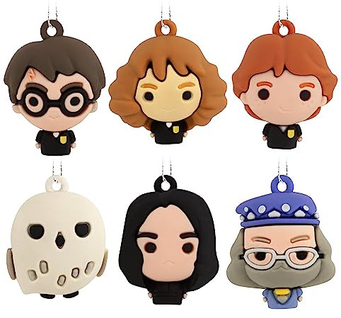 Hallmark Harry Potter and Friends Miniature Christmas Ornaments, Set of 6 (0002HCM9230)