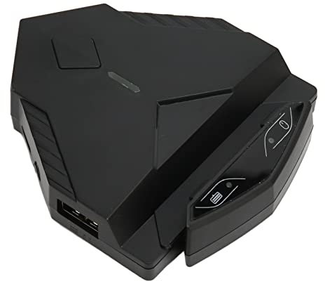 Game Controller Adapter, 3.5mm Headphone Port Wired Bluetooth Keyboard Mouse Converter Intelligent for Tablet for Harmony