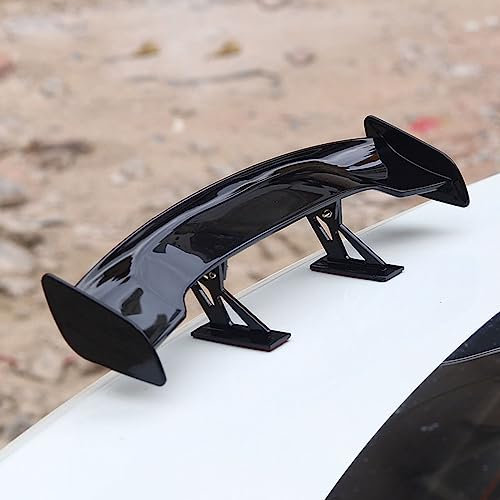 TAPIVA ABS Heckflügel Auto Spoiler, für Opel Corsa C 2000-2006, universal Auto Heckflügel Dekoration,aBlack