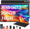 SEBBE Tablet 11 Pulgadas Android 13 Tablet PC Pantalla 2K Tableta Octa-Core 2.0 GHz 16GB RAM + 256GB ROM + TF 1TB / 2000*1200 Pixels / 8MP+20MP / 10000 mAh / 5G WiFi , con Ratón Teclado Marrón