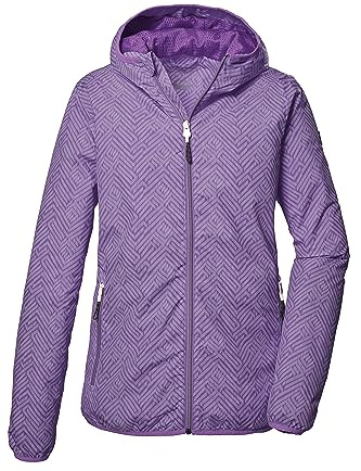 Killtec Damen Funktionsjacke mit Kapuze, Outdoorjacke packbar KOS 69 WMN JCKT, hell malve, 48, 41348-000