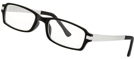 LEXXOO - Hochwertige Lesebrille in Schwarz-Weiss +2,0 Dioptrien - Klare Sicht dank hochwertiger Gläser – Leichtes und modernes Design - Fertiglesebrille für angenehmes Lesen und Arbeiten