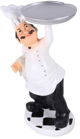 Ciieeo Harz-koch-Ornament Im Europäischen Stil Stabiles Koch-skulptur Für Küche Und Restaurant Langlebige Koch-Dekoration Für Zuhause Und Bistro