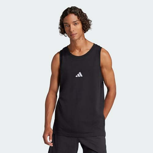 Adidas Herren Essentials SMALL Logo Single Jersey Tank TOP