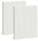 LPAMABA 280 feuilles Recharge Papier, Grille 5 mm, Pas de perforation, Format B5 25.5x17.5cm, Pour Calculer Tracer Dessiner, Beige - Bloc-Notes Format B5