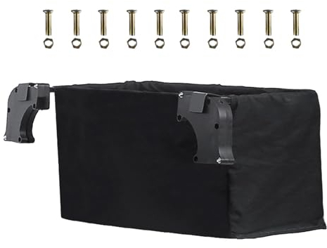 JISADER Wagon Rear Storage Bag, Folding Wagon Cart Vordersitz-Faltkorb, Garden Cart Wagon Storage Bag, Faltbarer Bollerwagen Folding Hecktasche, Auto Faltbox für Camping Outdoor Einkauf, Schwarz