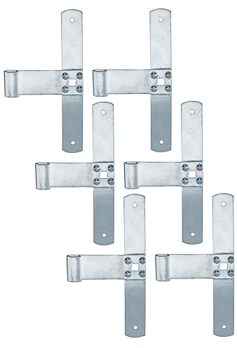 Alberts 824082 Kreuzband | galvanisch blau verzinkt | 180 x 30 mm | 6er Set