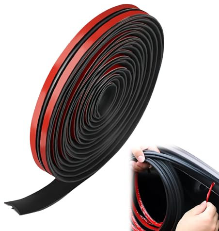 3/m Tira De Sellado de Goma Para Juntas De Puerta De Coche, Goma Parabrisas Coche Tira Goma Adhesiva Universal Coche Tira Del Sello De Puerta Para Puertas y Parabrisas Delantero Trasero Del Coche