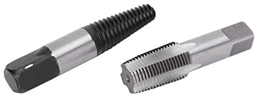 1 oder 2 Zoll Rohrabzieher, Gewindebohrer Zum Entfernen Gebrochener Schrauben für die Reparatur von Stahlrohren, Gewindeabzieher aus Kohlenstoffstahl mit Gewindebohrer, Werkzeug