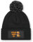 Prozente Momente Spritzus Saufus Rex - Beanie mit Bommel | Strickmütze | Wollmütze | Beanie mit Druck | lustige Sprüche | Apres-Ski | Winter | Schwarz